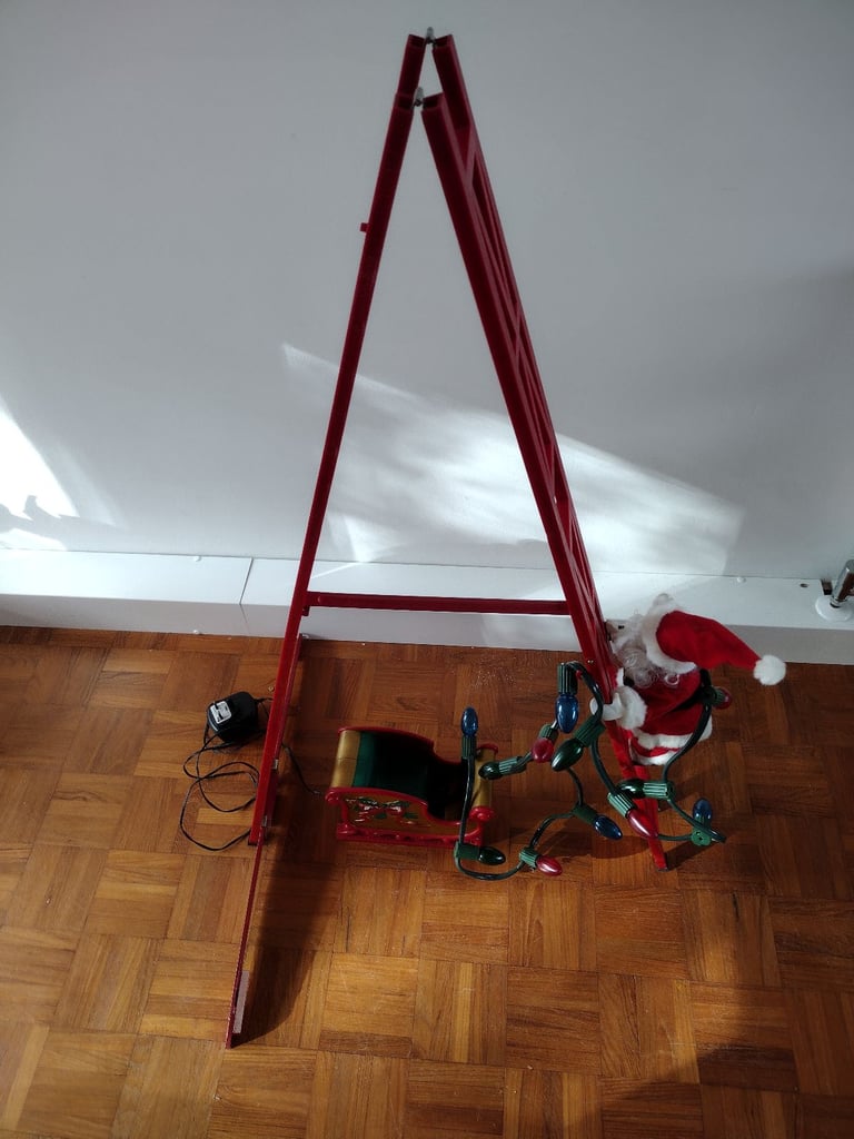 image for Classic Mr Christmas Stepping Santa with or without music