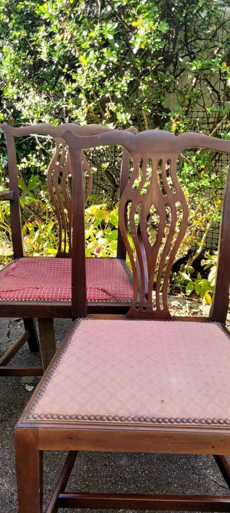 image for 2 x matching antique chairs