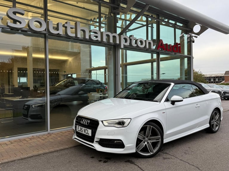 2015 Audi A3 Cabriolet 1.4 TFSI CoD S line Convertible 2dr Petrol S Tronic Euro 6 (s/s) (150 ps) ...