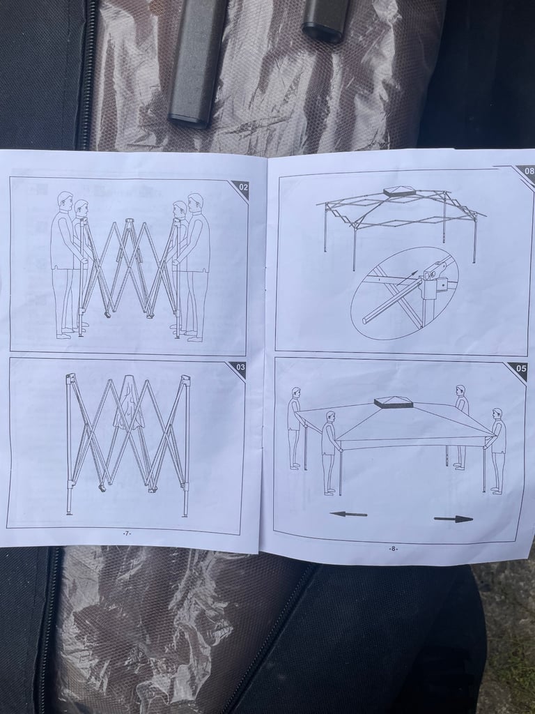 Outsunny metal pull out Gazebo 