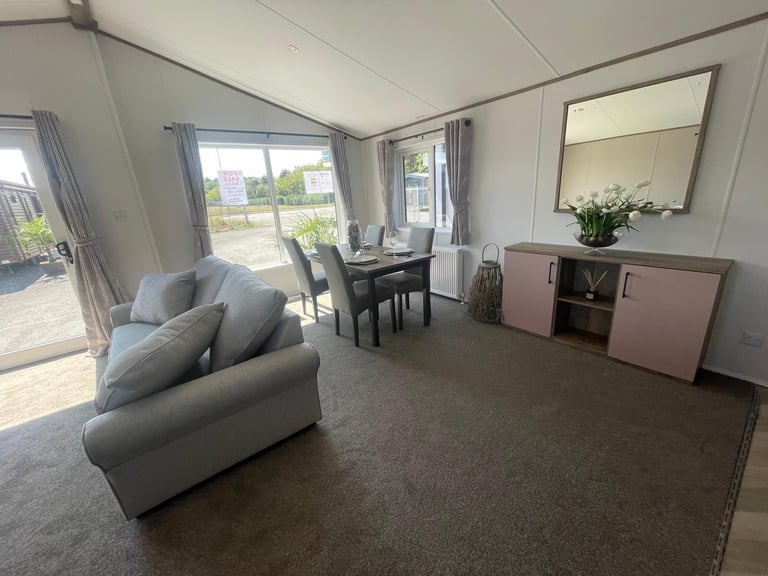 Static Holiday Lodge For Sale Off Site Willerby Boston Lodge 40 x 20, 2 Bedroom