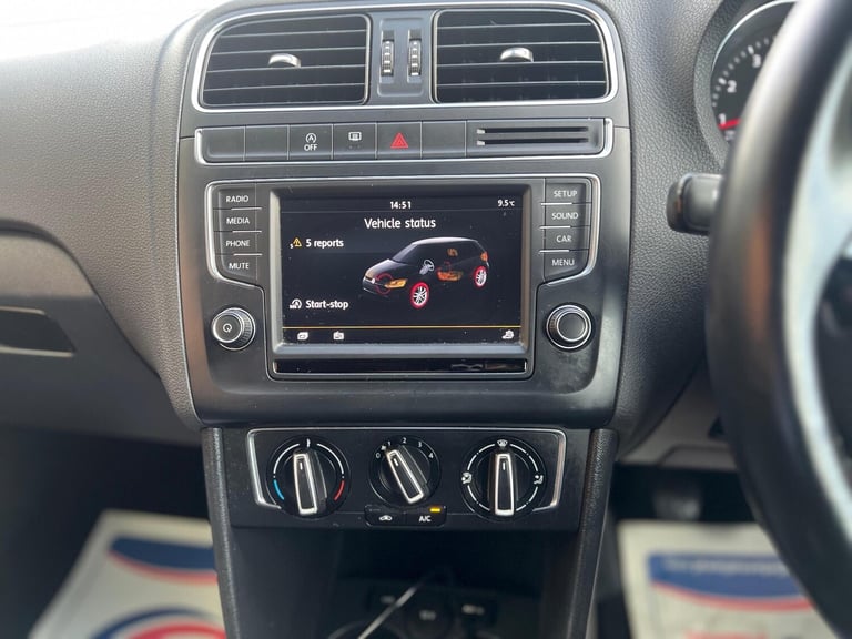 2015 Volkswagen Polo 1.0 BlueMotion Tech SE Euro 6 (s/s) 3dr HATCHBACK Petrol Manual