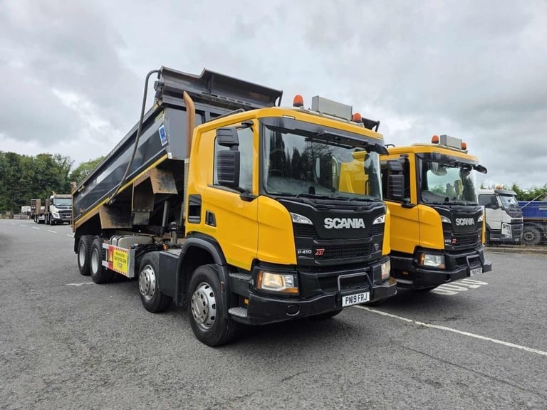 2019 Scania P410 XT 8x4 tipper