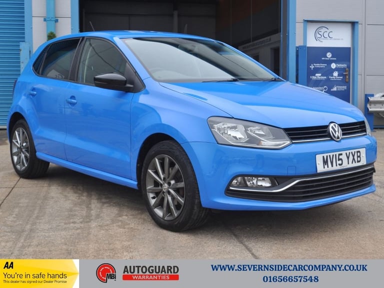 image for 2015 Volkswagen Polo 1.0 BlueMotion Tech SE Design Hatchback 5dr Petrol Manual Euro 6 (s/s) (60  ...