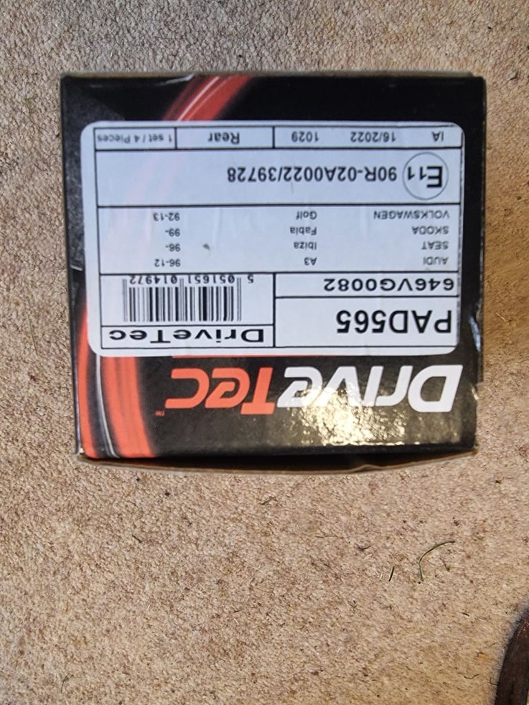 Brake pads audi