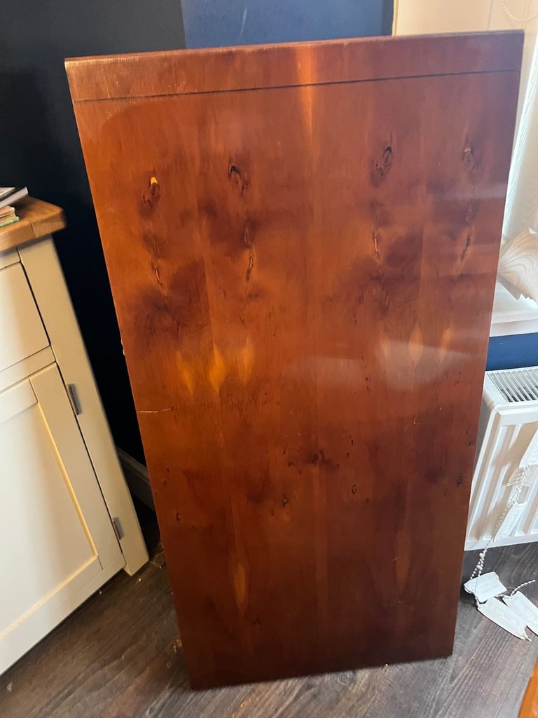 Large Rosewood Dining Table with 6 chairs