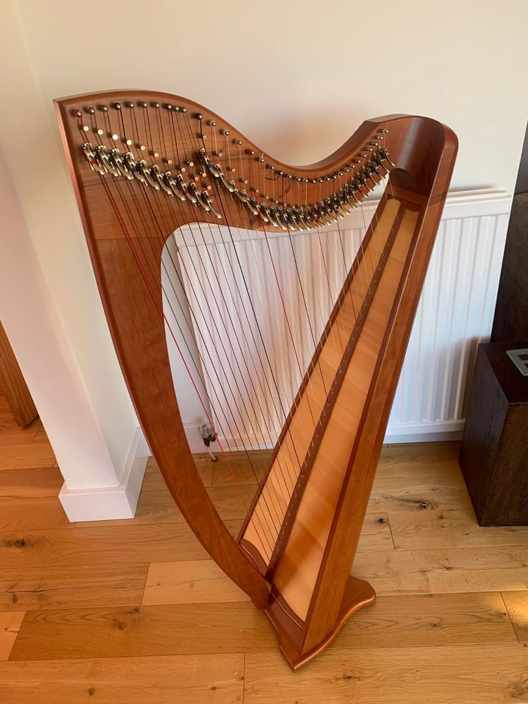 Starfish Glenelle Clarsach/Harp with Camac Levers with soft cover