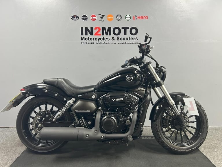 image for 2023 (23) Keeway RKV125C in Black with only 4,875 miles