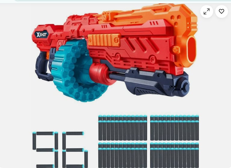 image for X-Shot - Excel Turbo Advance Blaster Darts 96x