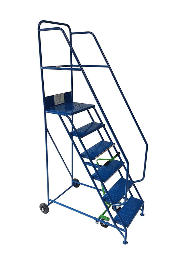 Klime Ezee Red Six Step / Six Tred Mobile Warehouse Steps