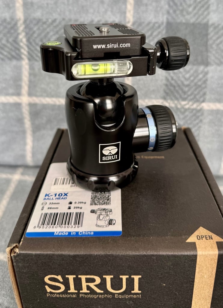 SIRUI K-10X BALL HEAD WITH TY-50 PLATE