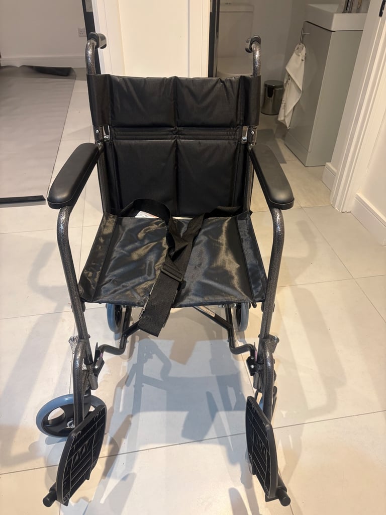 Like New Aidapt Compact Lightweight Steel Wheelchair