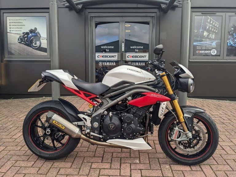 TRIUMPH SPEED TRIPLE R 2016 - ARROW LOW BOY EXHAUST - EVOTECH - 6 SERVICE STAMPS