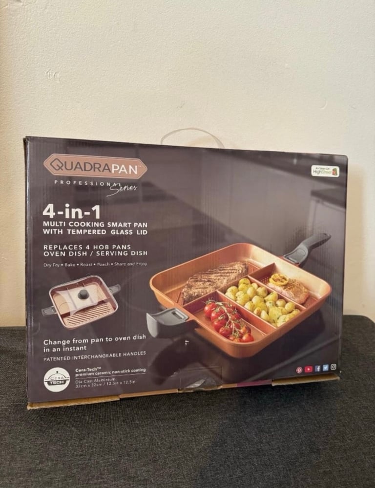 image for QUADRAPAN 4 in one Cooking Pan