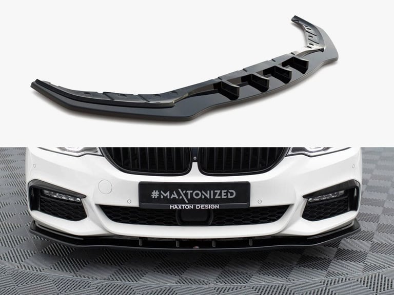 image for Maxton Front Splitter and Rear Side Splitters for BMW 5 Series