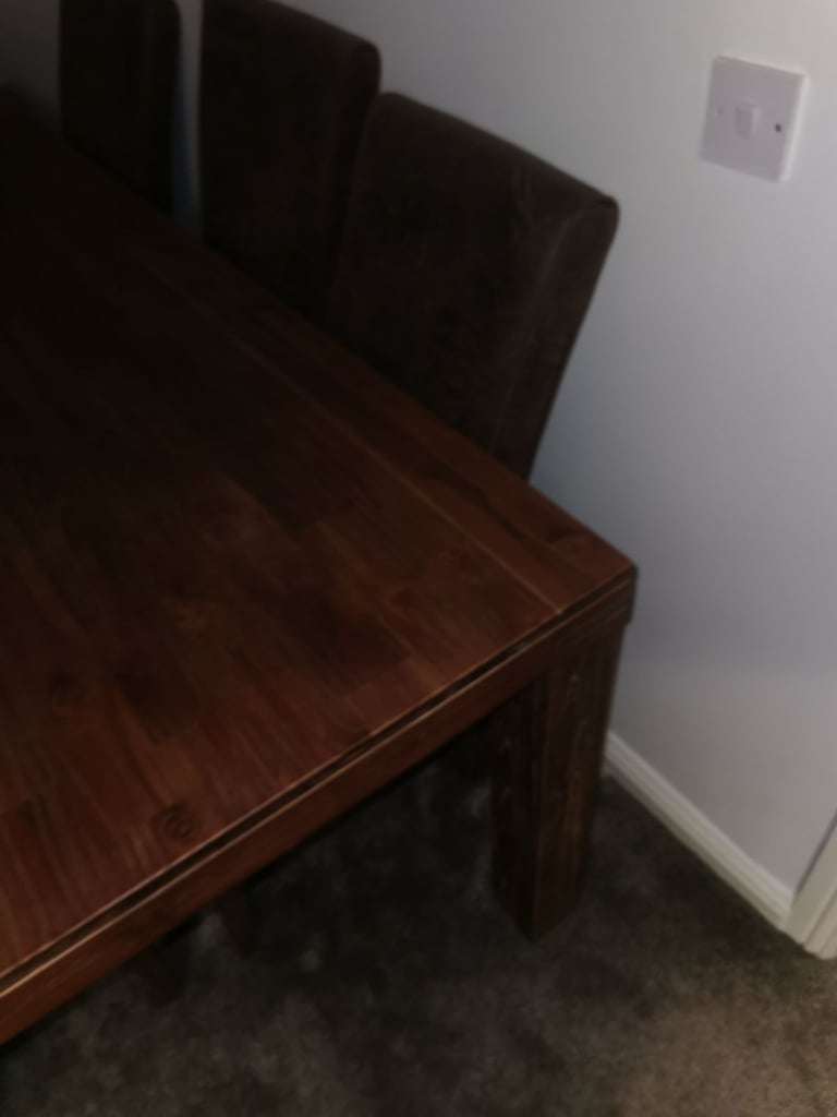 Dining room and chairs 