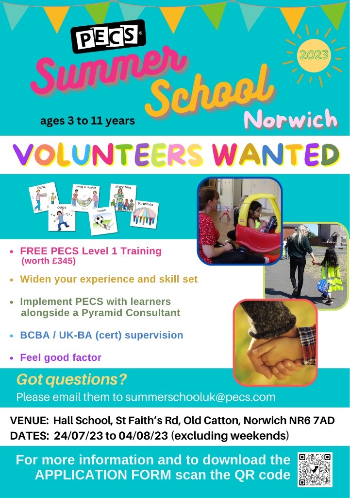 Volunteers for Special Needs Summer School wanted!