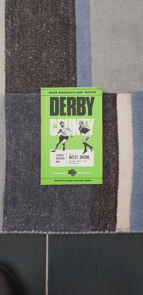 Derby Co programmes (24) 1970-71