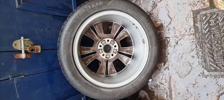 Alloy wheels, 4x 225 50 r17, 7Jx17 ER 45, 5x112, skoda, goodyear efficientgrip performance 2