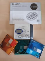 Sharp MD-H300 Portable Minidisc Recorder 