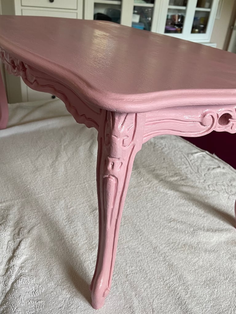 Pink coffee table