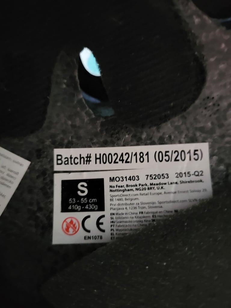 No Fear Skateboard helmet & protection pack