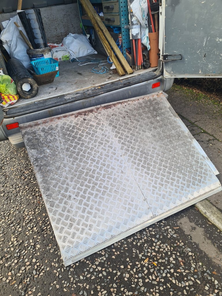 image for Cheqered plate ramp.