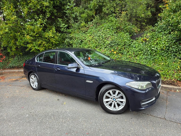 2013 63 BMW 5 SERIES 520D 2.0 SE EURO6 ULEZ DIESEL BLUE MANUAL SALOON ECONOMICAL