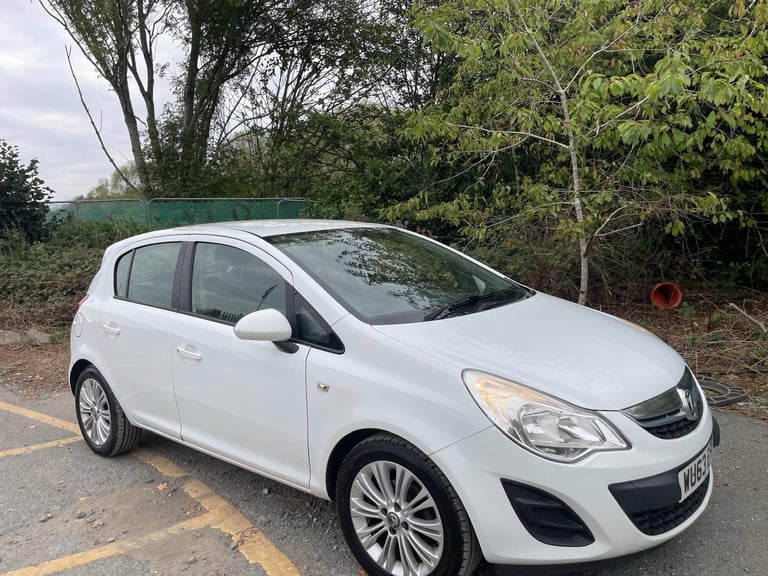 VAUXHALL CORSA 1.3 CDTI EXCLUSIVE E/F 63 REG WHITE 5 DOOR 11 MONTHS MOT TAX £35 60+MPG