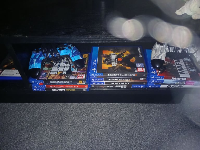 image for Ps4 games plus 2 wired joypads