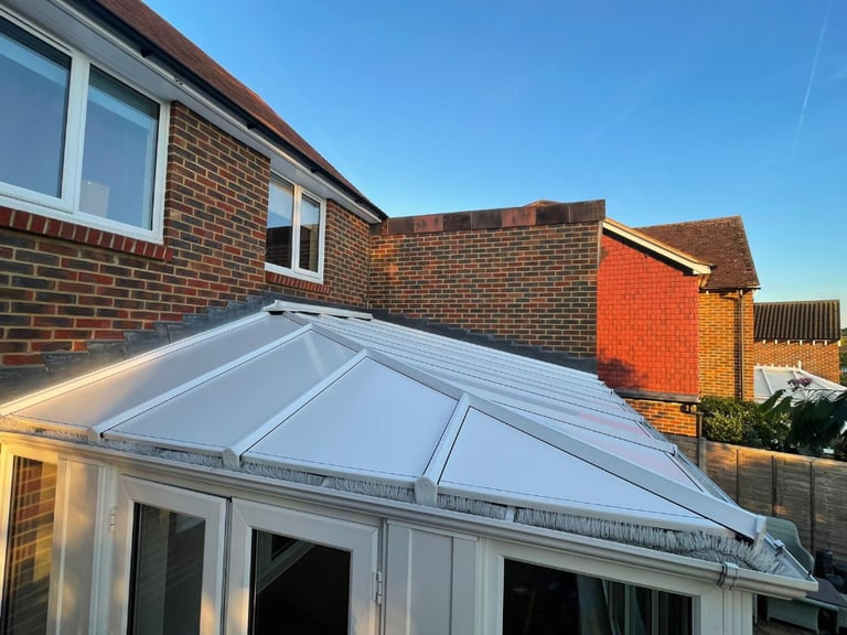 CONSERVATORY INSULATION Efficway install PVC PANELED CEILING Supplied & Fitted all incl.