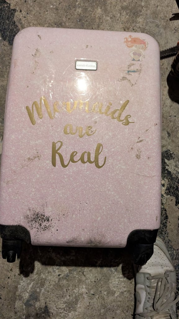 image for Kids mermaid suitcase 