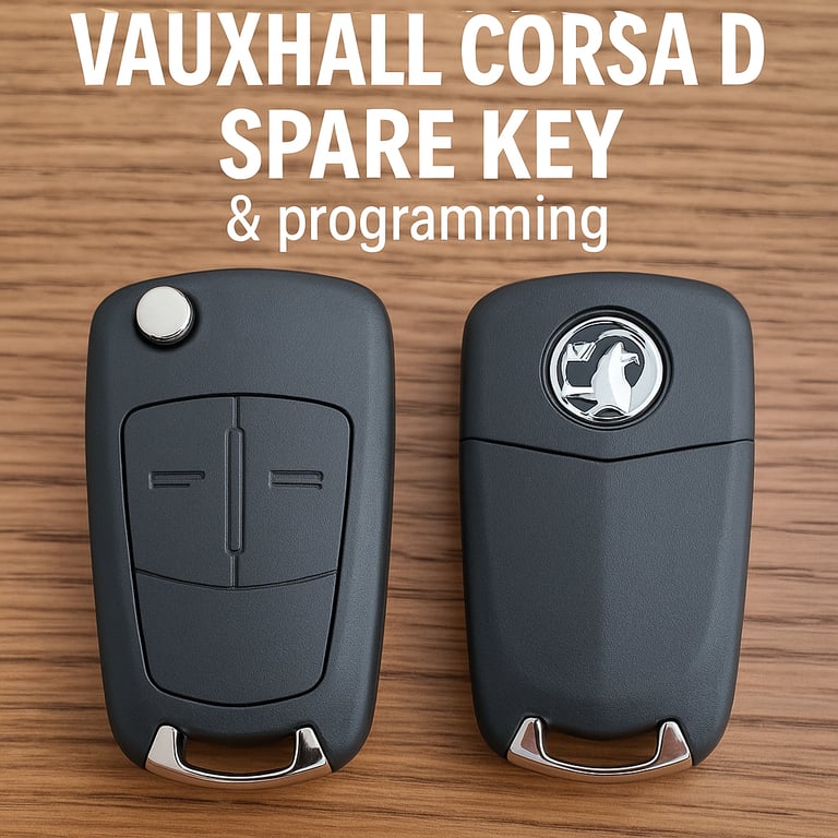 Vauxhall Corsa D Spare/Replacement Key + programming 