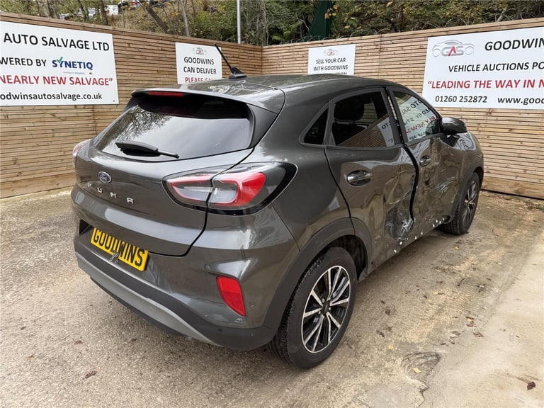 2024 FORD PUMA TITANIUM 1.0T HYBRID ACCIDENT DAMAGED REPAIRABLE SALVAGE 