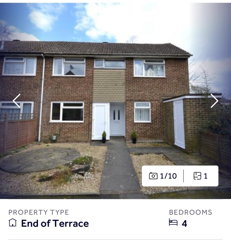 5 Bedroom End Terrace in Bracknell