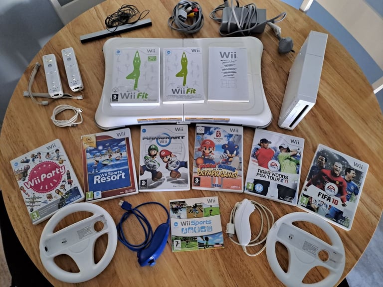image for Wii console plus accessories 