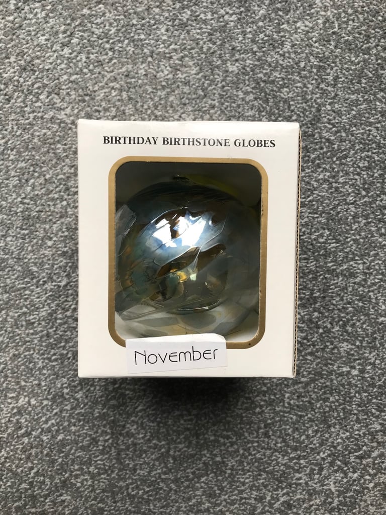 image for Birthstone Globe ~ Amelia Art Glass Ltd