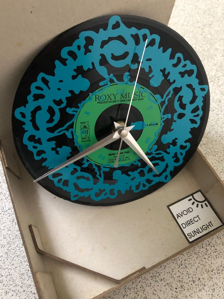 image for 7’’ Vinyl record clock
