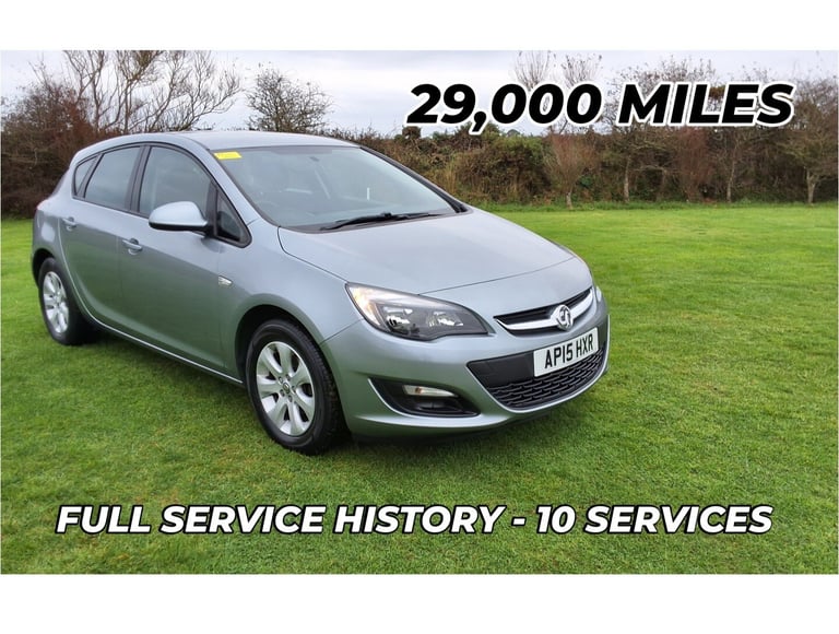 2015 Vauxhall Astra 1.4i 16V Design 5dr HATCHBACK Petrol Manual