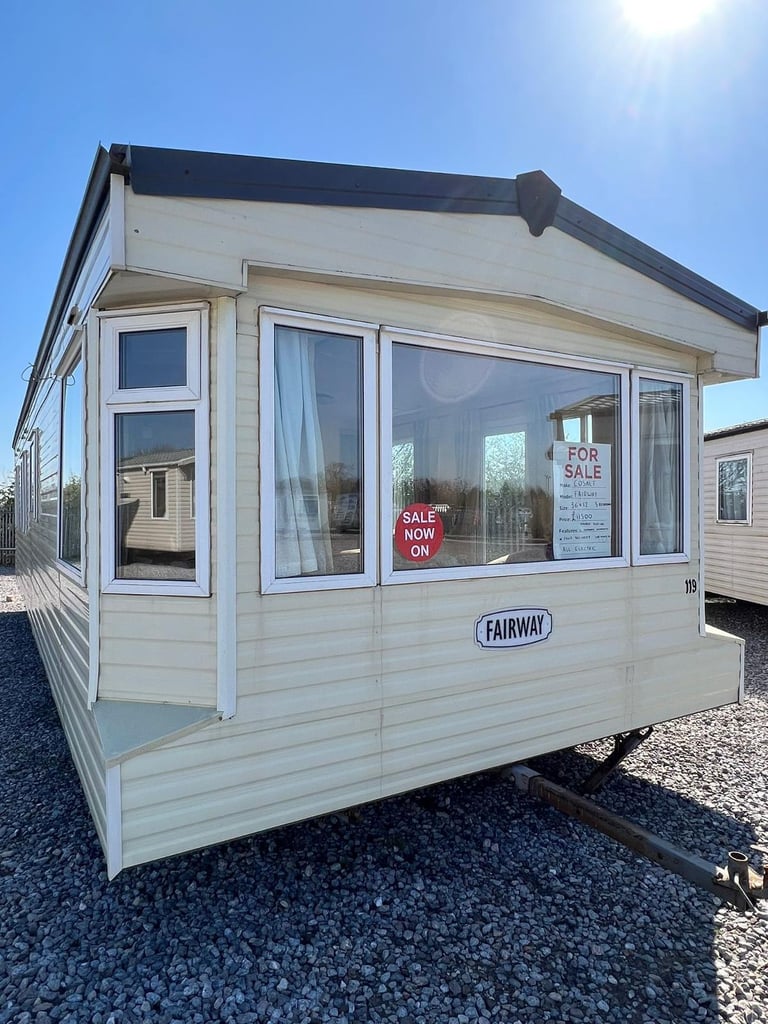 Static Caravan For Sale Off Site Cosalt Fairway Super 35, 36x12, 3 Bedroom