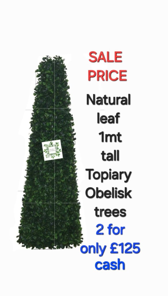 4ft tall artificial blossom trees