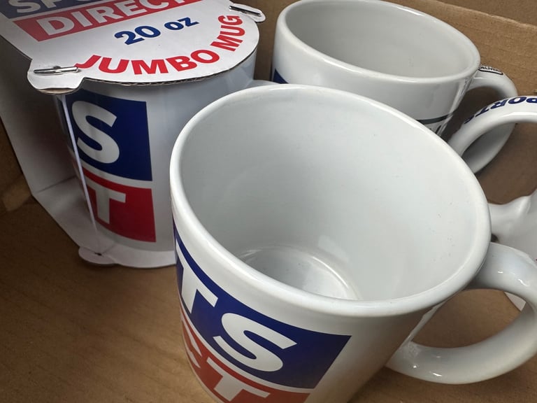 New Sport Direct Mugs Never used