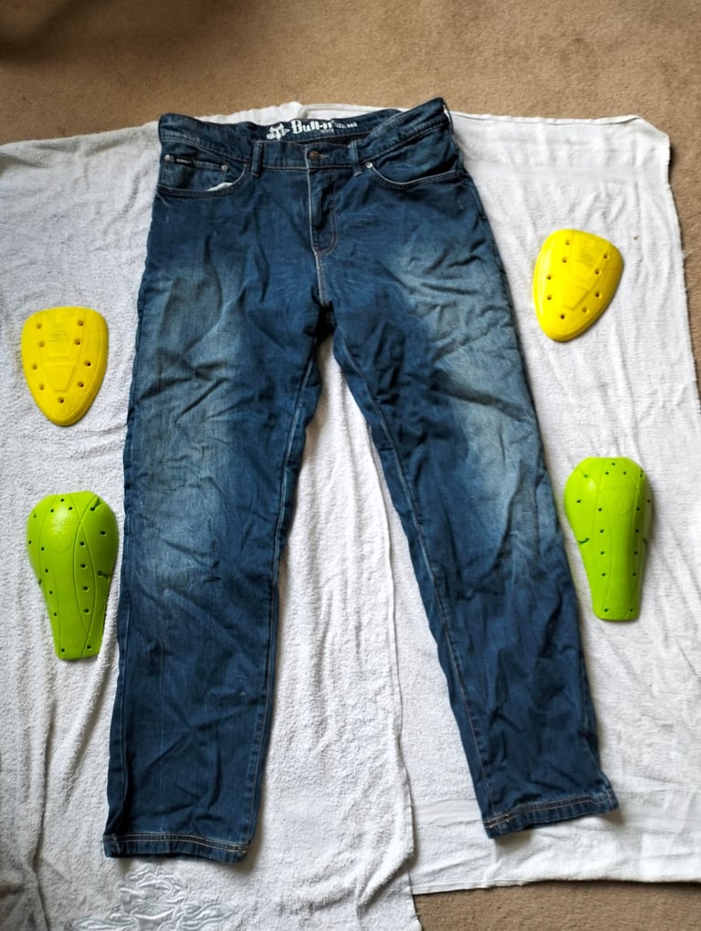 Bull-it 17 SR6 Mens Jeans Motorcycle Regular Leg Covec 36"W Leg 32" Reg