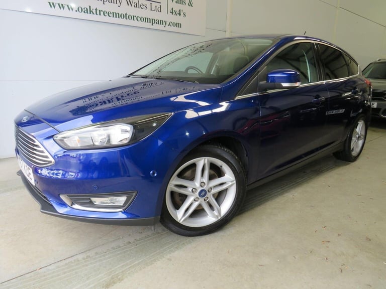 FORD FOCUS 1.5T EcoBoost Titanium Euro 6 (s/s) 5dr Blue Manual Petrol 2017