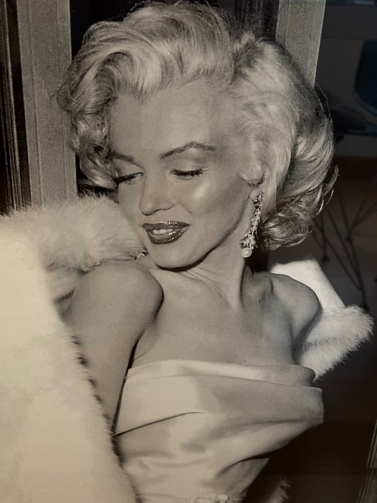 Marilyn Monroe black-and-white picture