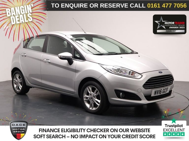 2016 Ford Fiesta 1.25 Zetec Hatchback 5dr Petrol Manual Euro 6 (82 ps) Hatchback Petrol Manual