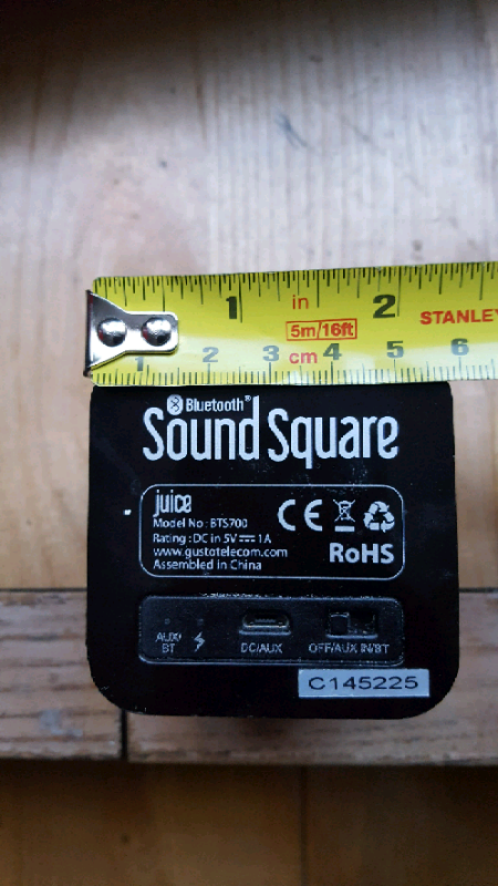 Bluetooth speaker: SOUND SQUARE juice