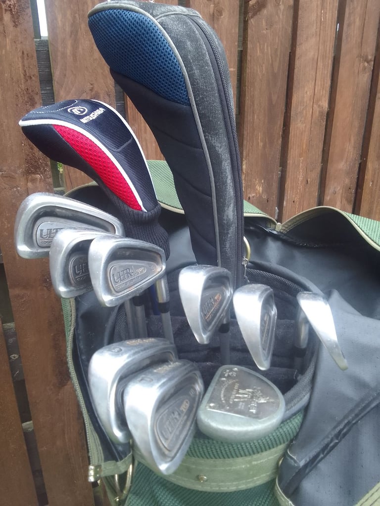 Golf Clubs and Bag