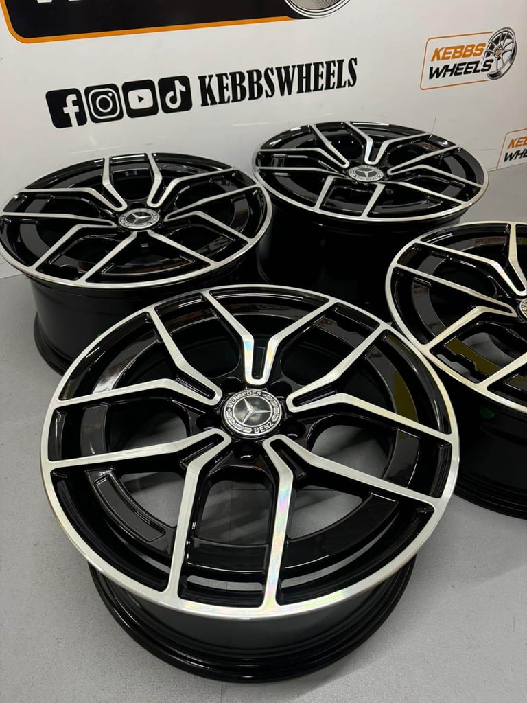 18" MERCEDES 2025 E CLASS STYLE ALLOY WHEELS C CLASS E CLASS S CLASS A CLASS CLA 