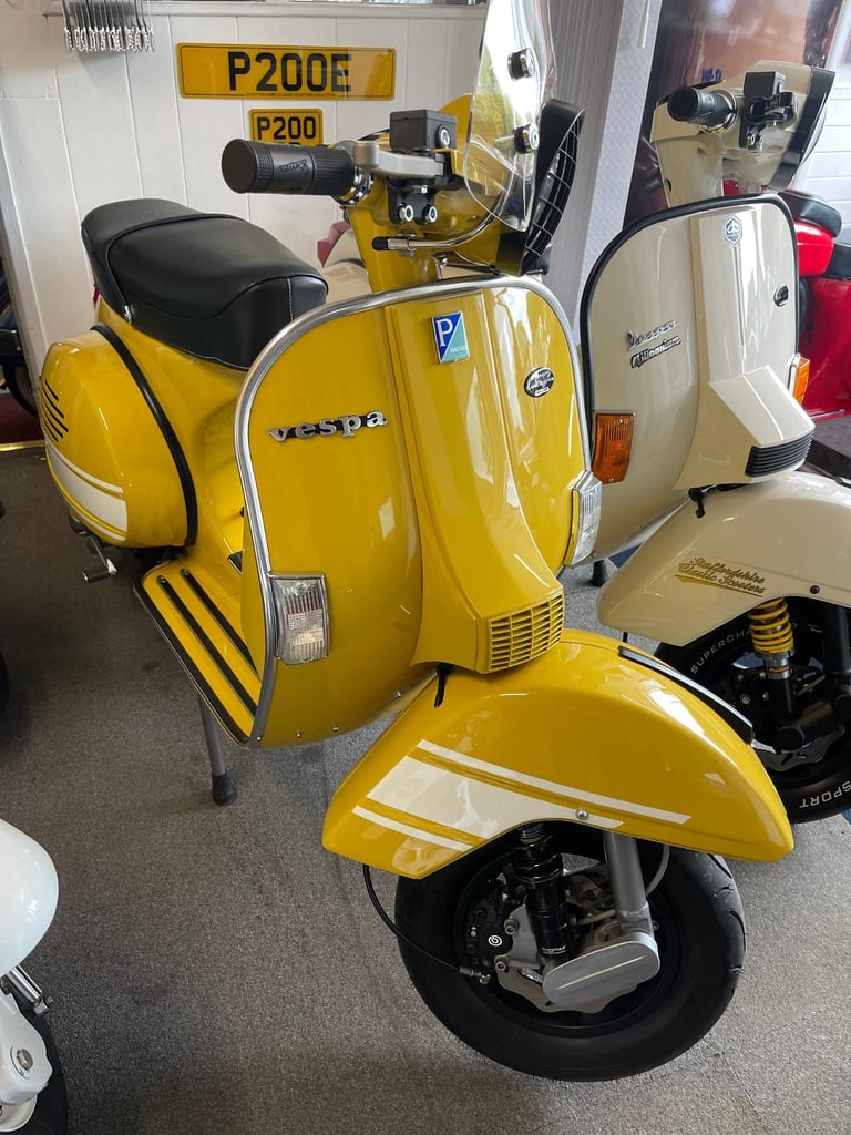 VESPA PAGGIO PX 125 number 204 Ron Daley special 